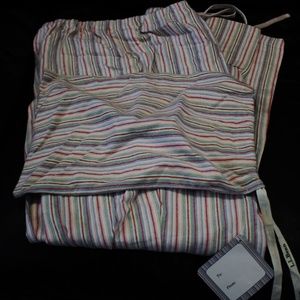 LL Bean Women’s Pajama Pants Bottoms S Reg Stripe